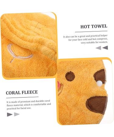 DOITOOL Lot De Serviettes Compressives Pour Visage Usage Domestique Et Masques Faciaux Soins Du Visage Pour Femme 23.5X21X0.5CM jaune - Buy Online on GoSupps.com