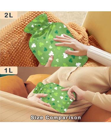 Naanle Clover ST Hot Water Bottle - 1L for Heat & Cold Therapy Bed Warmer Hand & Foot Warmer Pain Relief - Buy Online on GoSupps.com