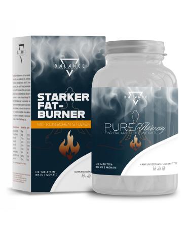 Pureharmony (Detox drainage diet) - 120 tablets | Fat burner I Appetit Supper with SelectSieve Libra complex with clinical studies to promote the saturation chair