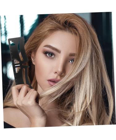 MAGICLULU 2pcs Eyebrow Ruler Female Eyebrow Makeup Stencil Makeup Tools Eyebrow Card Balance Stainless Steel - Buy Online on GoSupps.com