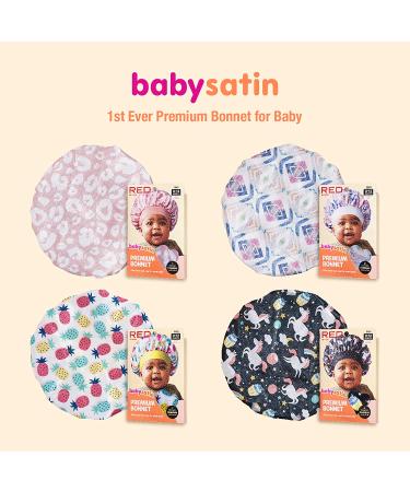 Red by Kiss Baby Satin Bonnet Sleep Caps - Pink Leopard Hair Wraps - Buy Online on GoSupps.com