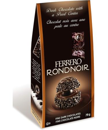 Ferrero Rondnoir Fine Dark Chocolate Gift Bags 8 Count Individually Wrapped Chocolates 6 Bags .68 Kilograms Ferrero Rondnoir 6 bags of 8 pieces - Buy Online on GoSupps.com