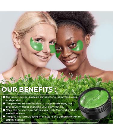 Buy NBCT Matcha Green Tea Under Eye Patches - 60 Pack for Dark Circles & Puffiness | Collagen & Hydrogel Formula - International Shipping Available - Buy Online on GoSupps.com