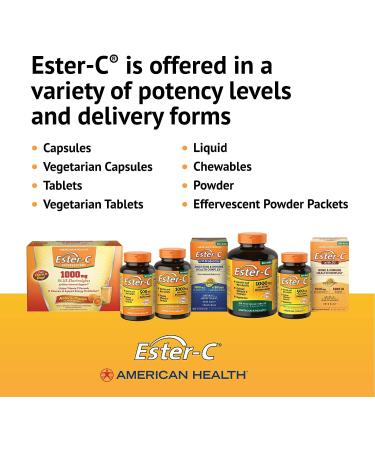 Ester C with Citrus Bioflavonoids 500mg - 225 Veg Tablets by American Health Products - Buy Online on GoSupps.com