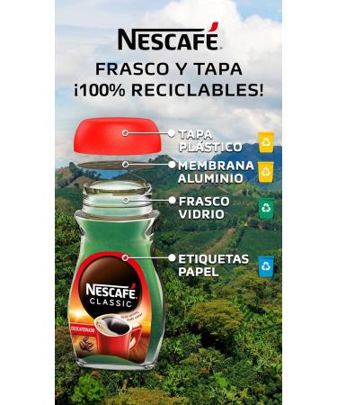  Nescafe NESCAF CLASSIC DECAF IN INE any aroma and flavor decaffeinated soluble coffee glass bottle Pack of 6 x 200g. - Buy Online on GoSupps.com