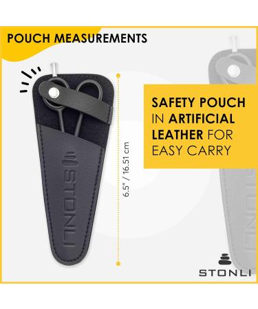 Stonli Thinning Scissors for Hair Cutting - Stainless Steel 5.5 inch Hairdressing Scissors with Sharp Edge Barber Scissors - Hair Cutting Scissor for Salon Home Men Women (Traditional) - Buy Online on GoSupps.com