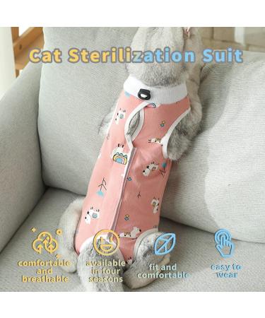 CLLRYBO Katzenbody After Surgery Recovery Shirt for Cats | Medical Surgical Suit for Castration (Style: Sheep Size L) - International Shipping - Buy Online on GoSupps.com