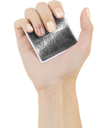MoYou XL Vintage 1 Stamping Template - Premium Nail Art Stamping Kit for Professional Manicure - Buy Online on GoSupps.com