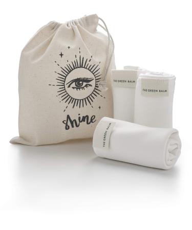 MOA Trio Bamboo Face Cloths FP-M-BC3 White