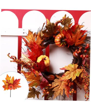 TOPBATHY 9 Pcs Maple Pumpkin Plugin Desk Top Decor Halloween Home Decor Home Decorations Fake Pumpkin Ornaments Festival Pumpkin Decoration Fall Wreath Fall Decor Vase Plastic Pine Cones - Buy Online on GoSupps.com