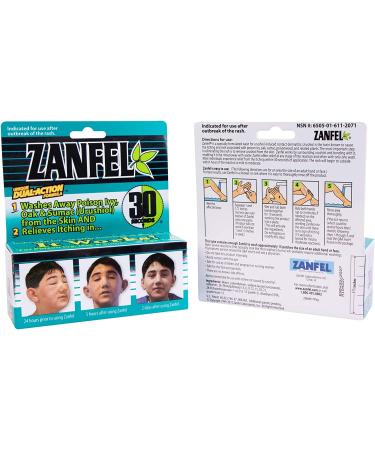 ZANFEL Poison Ivy Oak Sumac Wash 1 Oz - 2 Pack | Fast Relief & Itch Treatment - Buy Online on GoSupps.com