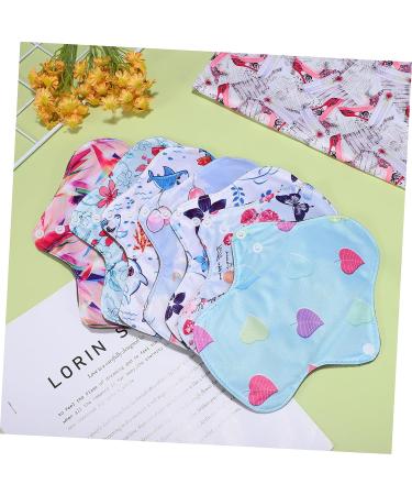 Lurrose 7pcs Women's Reusable Panties & Pads Set | Washable Menstrual Cloth & Bamboo Charcoal Liners with Storage Bag - Buy Online on GoSupps.com