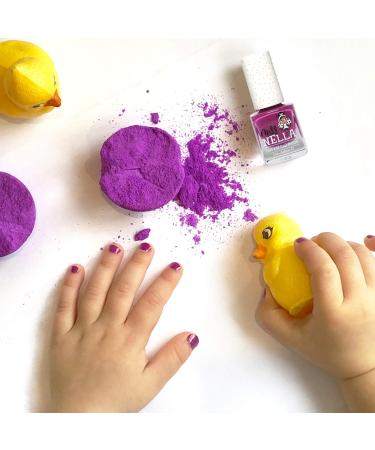 Miss Nella Little Poppet Purple Nail Polish for Kids - Non-Toxic, Odor-Free Formula | Safe & Natural Water Based for Children and Toddlers - Buy Online on GoSupps.com