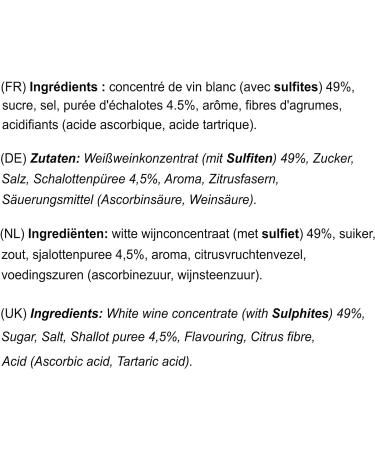 CHEF Signature White Wine Reduction Cooking Paste 450g - Premium Flavor Enhancer for Gourmet Recipes - Buy Online on GoSupps.com