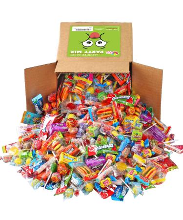 Party Mix - 8 Pounds - Candy Bulk - Piata Candies - Individually Wrapped - Assorted Candy 8 Pound (Pack of 1)