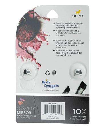 Brite Concepts 10x Magnification Cosmetic Mirror - 1 EA, Pack of 1 - Buy Online on GoSupps.com