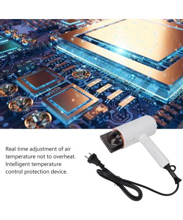 Natudeco Folding Hair Dryer Portable Hair Dryer Blowing Home with Hair Dryer Low Noise Fast Drying Hotel Salon Travel Bathroom Supplies(110V American Standard) - Buy Online on GoSupps.com