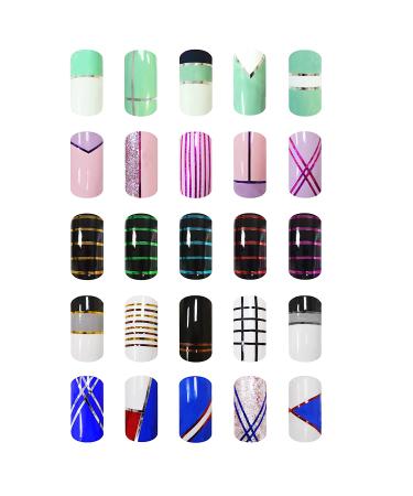 Beaute Galleria 30 Mixed Colors Striping Tapes for Nail Art Manicure - Buy Online on GoSupps.com