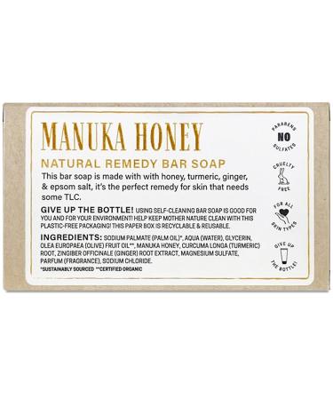 Natural Bar Soap with Manuka Honey - Organic Moisturizing & Vegan | International Shipping Available - Buy Online on GoSupps.com