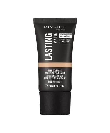 Rimmel Lasting Matte Full Coverage Light-weight Foundation 30ml 085 Fair Beige