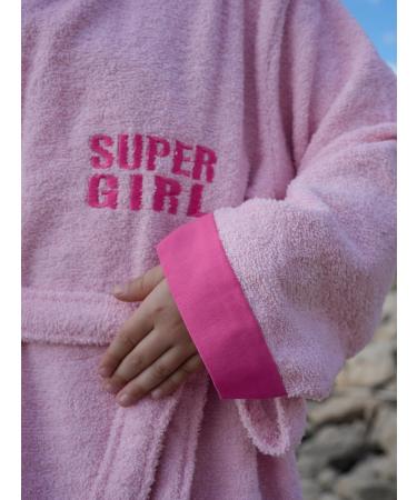 Ely Parker Boys & Girls Hooded Bathrobe - Super Soft Turkish Cotton Absorbent & Comfortable for Ages 13-14 - Buy Online on GoSupps.com