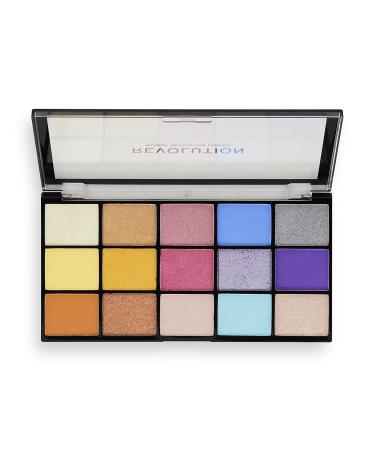 Makeup Revolution Reloaded Eyeshadow Palette - Spirited Love | 15 Shades 16.5g | International Shipping Available - Buy Online on GoSupps.com