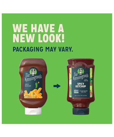 Sir Kensington's Spicy Ketchup | Whole Tomatoes | No High Fructose Corn Syrup | Gluten Free | Non-GMO | 20 oz - Buy Online on GoSupps.com