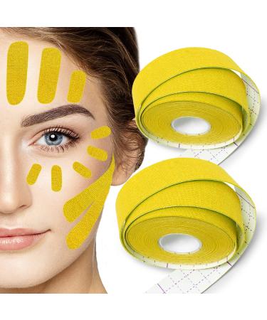 Facial Treatments & Masks - Anti Wrinkle Patches - V Line Lifting Mask Double Chin Reducer - Face Mask Treatment - Smile Line Wrinkle Patches - Facial Tape for Wrinkles - Facetape - 2.5CM*1000CM