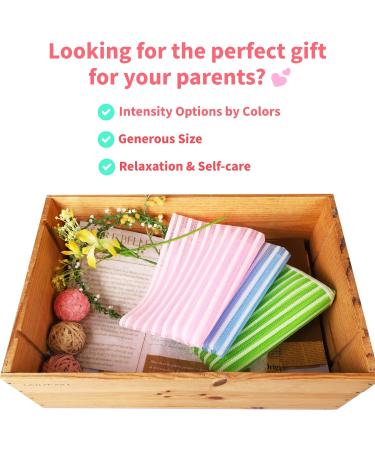 Exfoliating African Net Bath Wash Cloths - Pack of 3 - Korea Made - 3 Colors - Gentle Body Scrub Cloth for Effective Cleaning - Buy Online on GoSupps.com