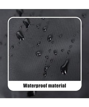 Chenille Letter Nylon Waterproof Makeup Bag for Women - Preppy Valentines Day Travel Organizer Pouch for Toiletries and Cosmetics Storage - Black - Buy Online on GoSupps.com