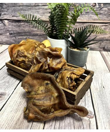 200g Premium Quality Natural Pigs Ears Pieces - Dog Treats Chews SLD - Buy Online on GoSupps.com