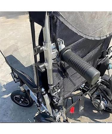 Electric Wheelchair Parasol Adjustable Wheelchair Sun Shade Rain Cover Ventilation Is Not Stuffy 7 In 1 Glue Coating for Most No Handle Wheelchairs - Buy Online on GoSupps.com