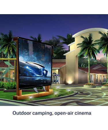 Portable 72-Inch Canvas Beamer Screen | Foldable Projector Canvas for Home Cinema | 60-100 Inch Projection Surface - Buy Online on GoSupps.com