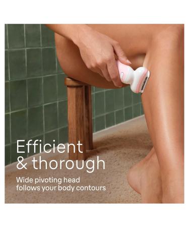 Braun Silk- pil 9 Epilator - Women's Hair Removal Device Wet & Dry Pivoting Head Shaver & Trimmer - SES9-030 - Buy Online on GoSupps.com