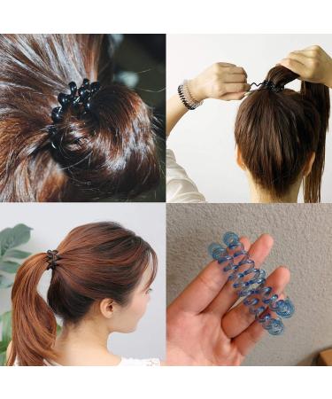 36pcs Spiral Hair Bands - Telephone Cord Hair Spirals & Ponytail Holders for Women | Durable & Stylish Hair Accessories - Buy Online on GoSupps.com