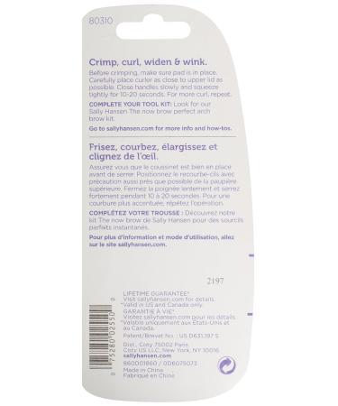 Sally Hansen Sexy Curls Precision Eyelash Curler with Refill - Eye-Opening Design, Pinch Proof, Lifetime Guarantee | 1 Ct Lash Curler & Eyelash Curler Refills - Buy Online on GoSupps.com