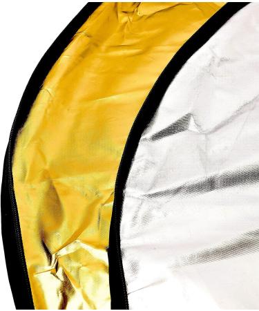 Photo Light Reflector 24x36 Inches 5-in-1 Diffuser Kit with Holder Clips - Translucent, Silver, Gold, White, Black - for Studio & Outdoor Photography - Buy Online on GoSupps.com