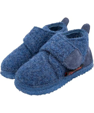 Giesswein Baby Unterstaufen Slippers - Blue Jeans, Size 2 UK Child - Buy Online on GoSupps.com