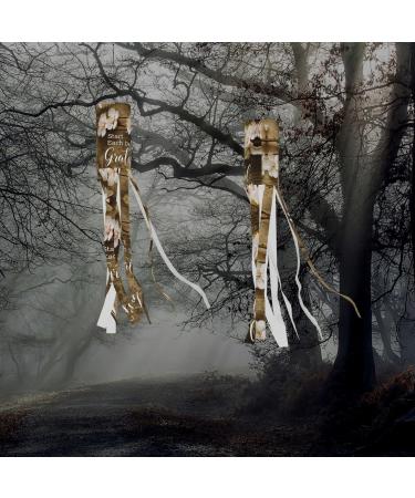 Inspirational Quotes Halloween Windsock Ghost Flag 40" Halloween Outdoor Hanging Decorations Garden Window Yard Decor - Buy Online on GoSupps.com