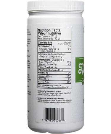 Buy Prairie Naturals Organic Raw Hemp Protein Dark Chocolate 14oz - High-Quality Vegan Protein Great for Smoothies & Baking - Fast International Shipping - Buy Online on GoSupps.com