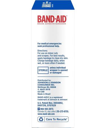 Band-Aid Tru-Stay Plastic Strips Bandages - 60 ct - All One Size - Buy Online on GoSupps.com