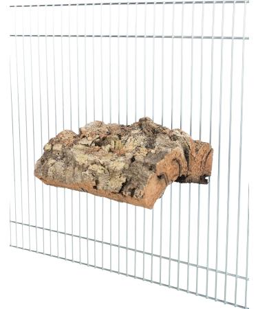 TRIXIE Bird Cage Accessories for Large Parakeets - Cork Landing Place with Screw Fastening (8x12 cm) - Durable & Easy to Install - Buy Online on GoSupps.com