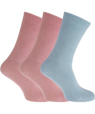 Universal Textiles Women's Extra Wide Diabetic Socks (3 Pairs) - US 6-10 - White - Buy Online on GoSupps.com