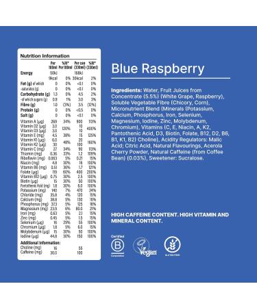  Huel Huel Daily A-Z Vitamins Blue Raspberry NK 12 x 330 ml - Buy Online on GoSupps.com