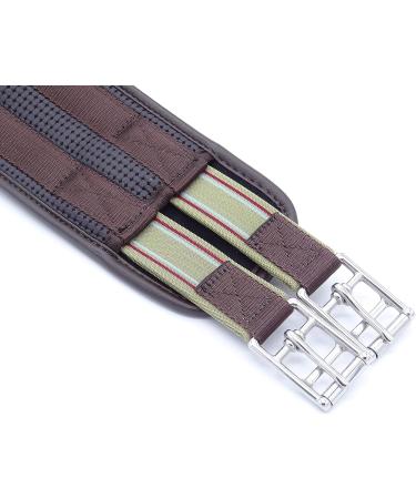 QiK Sports English AirFoam Cushion Nylon Neoprene Girth, Brown 52 Inches - Buy Online on GoSupps.com