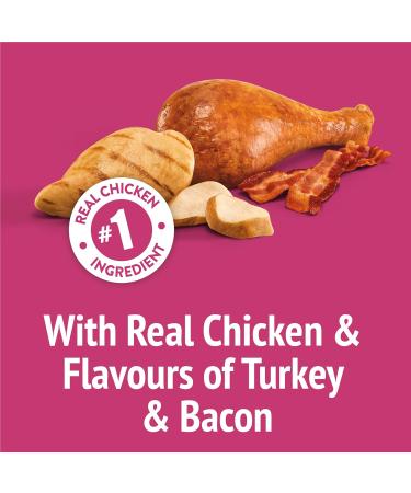 Friskies Party Mix Cat Treats California Dreamin' Crunch Real Chicken - 170 g Pouch (1 Pack) California Dreamin' Crunch 170 g (Pack of 1) - Buy Online on GoSupps.com