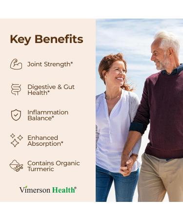 Joint Support Bundle 2-Pack Organic Turmeric Supplement with 95% Curcuminoids + 65% Boswellia Extract Ginger Root & Black Pepper (BioPerine) + Vegan Glucosamine Chondroitin MSM 60 + 90 Capsules - Buy Online on GoSupps.com