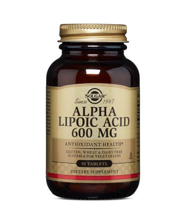 Solgar Alpha Lipoic Acid 600 mg 50 Tablets