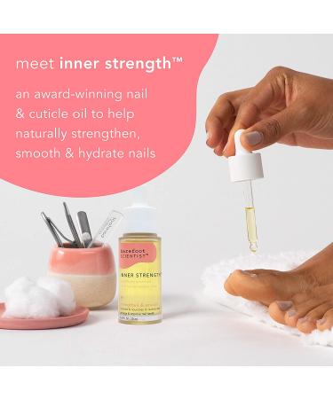 Barefoot Scientist Inner Strength Nail and Cuticle Renewal Drops - Award-Winning Cuticle Oil for Stronger Fingernails and Toenails - Buy Online on GoSupps.com