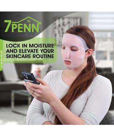 7Penn Reusable Silicone Face Mask Cover Set - 2 Pack Pink & White | Eco-Friendly Skin Care Solution - Buy Online on GoSupps.com